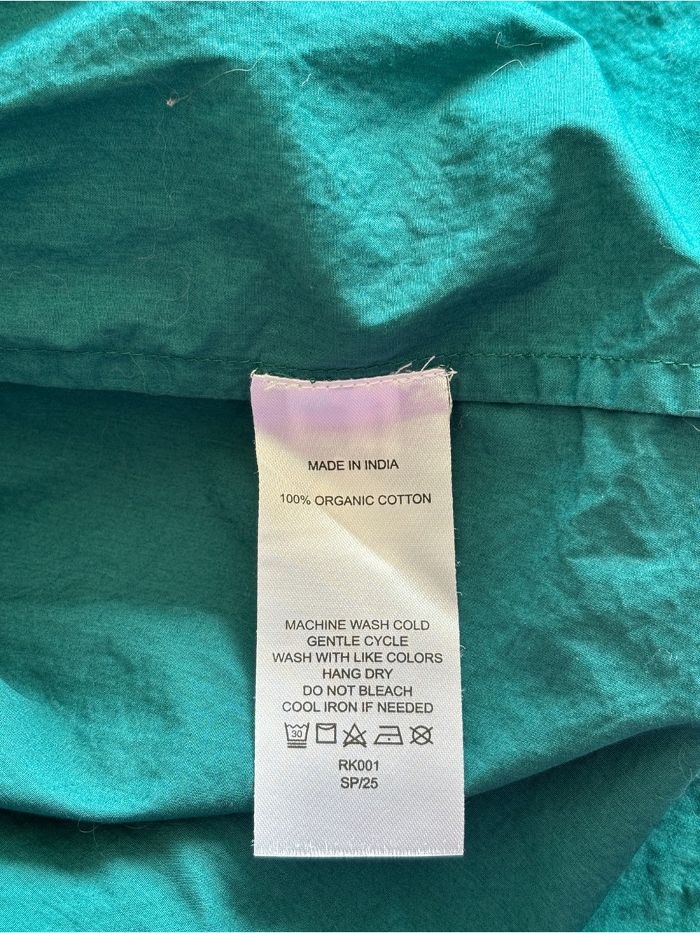 Quince Smocked Midi Dress Garden Green Sz. M - Picture 5 of 5